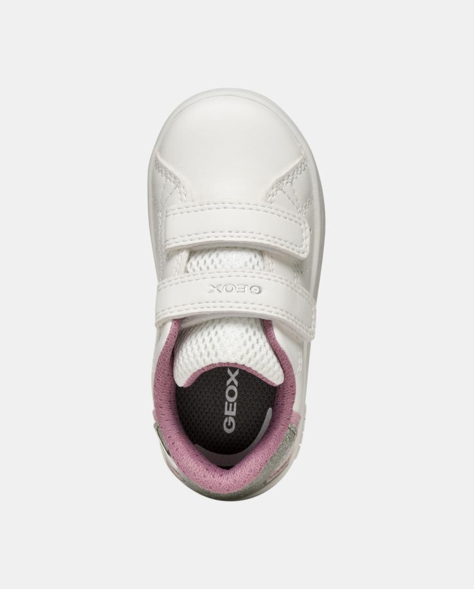 Sapatilhas Low-Cut de Look Feminino Geox Branco-8