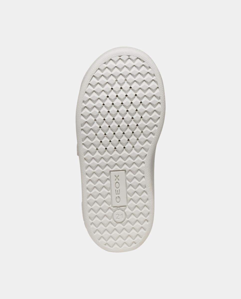 Sapatilhas Low-Cut de Look Feminino Geox Branco-9