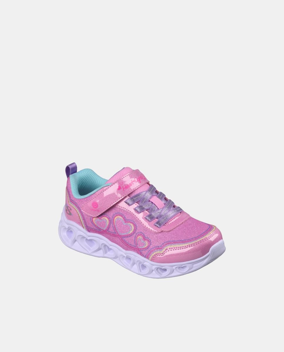 Sapatilhas Desportivas de Bebé com Luzes Rosa-pastilha-2