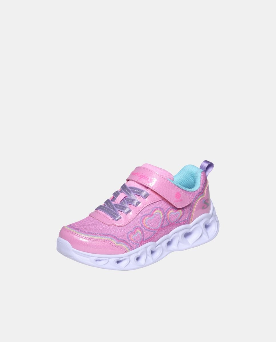 Sapatilhas Desportivas de Bebé com Luzes Rosa-pastilha-3