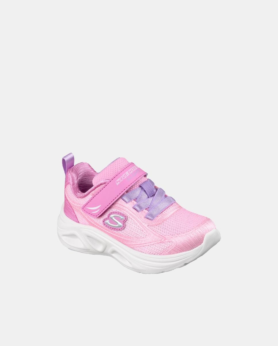 Sapatilhas Desportivas de Bebé com Luzes Skechers Rosa-pastilha-2