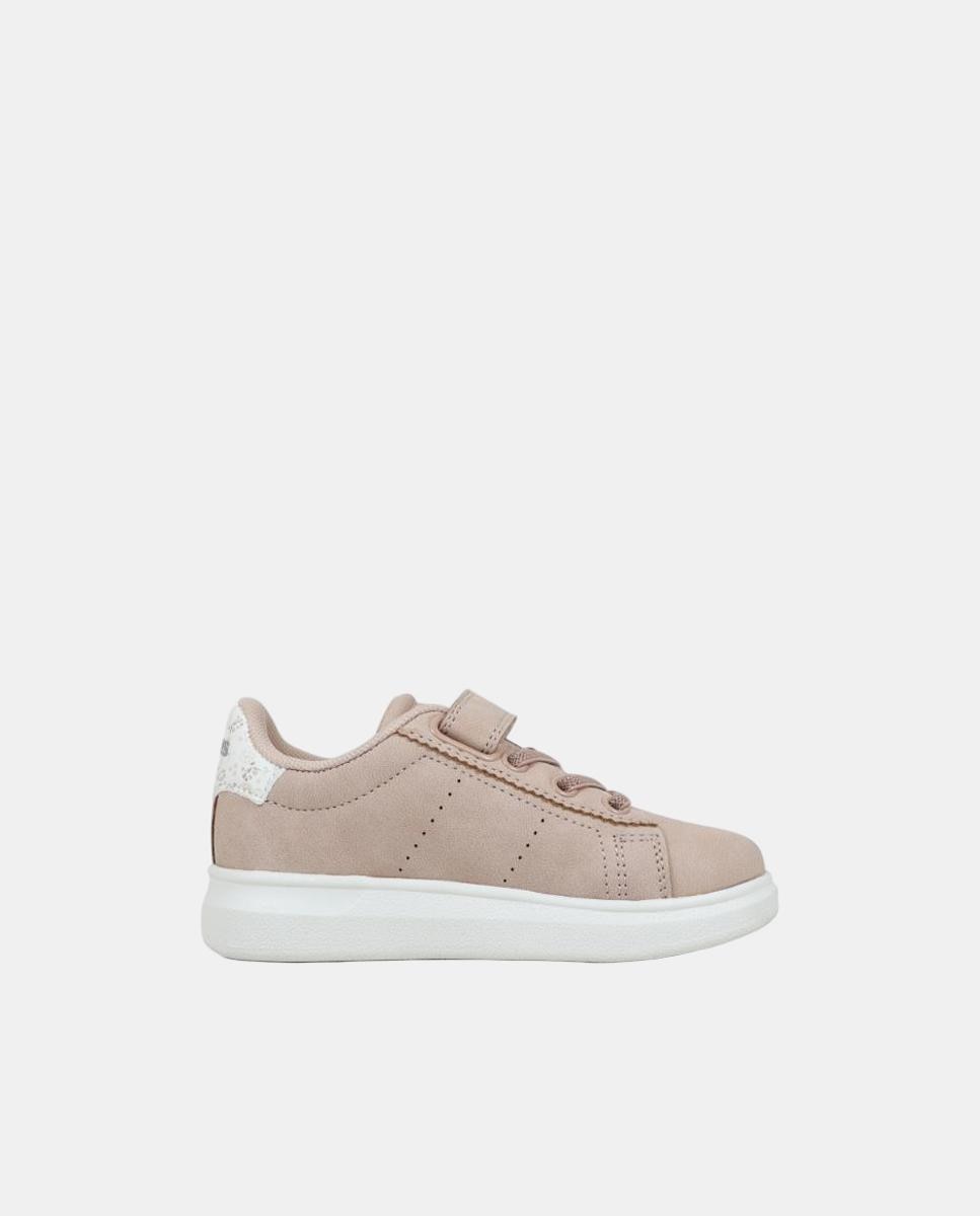 Sapatilhas baixas infantis com elástico e velcro Levi's kidswear Rosa-pálido-3