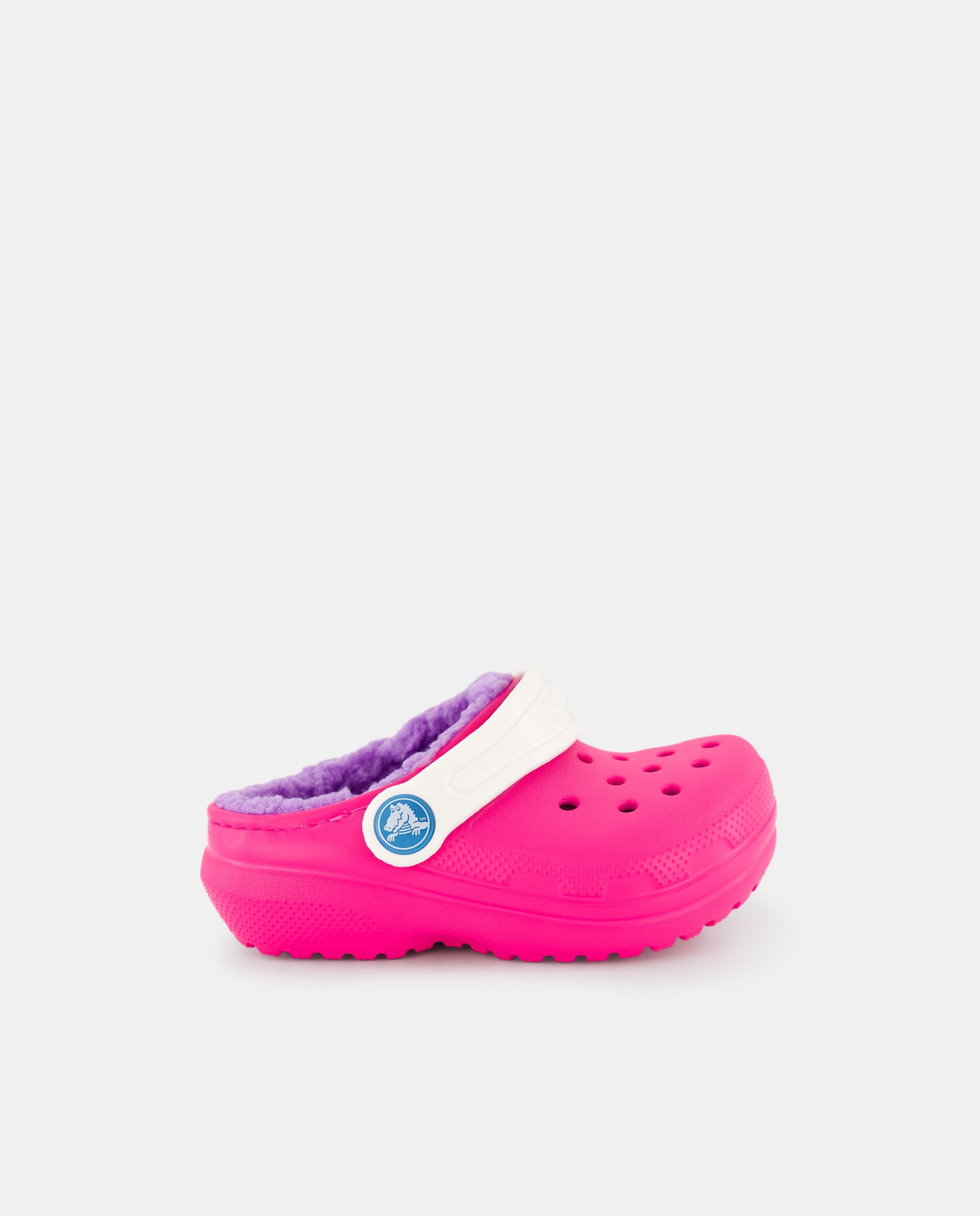 Socas de Bebé Classic Lined IAM Brown Bear Clog Rosa-pastel-1