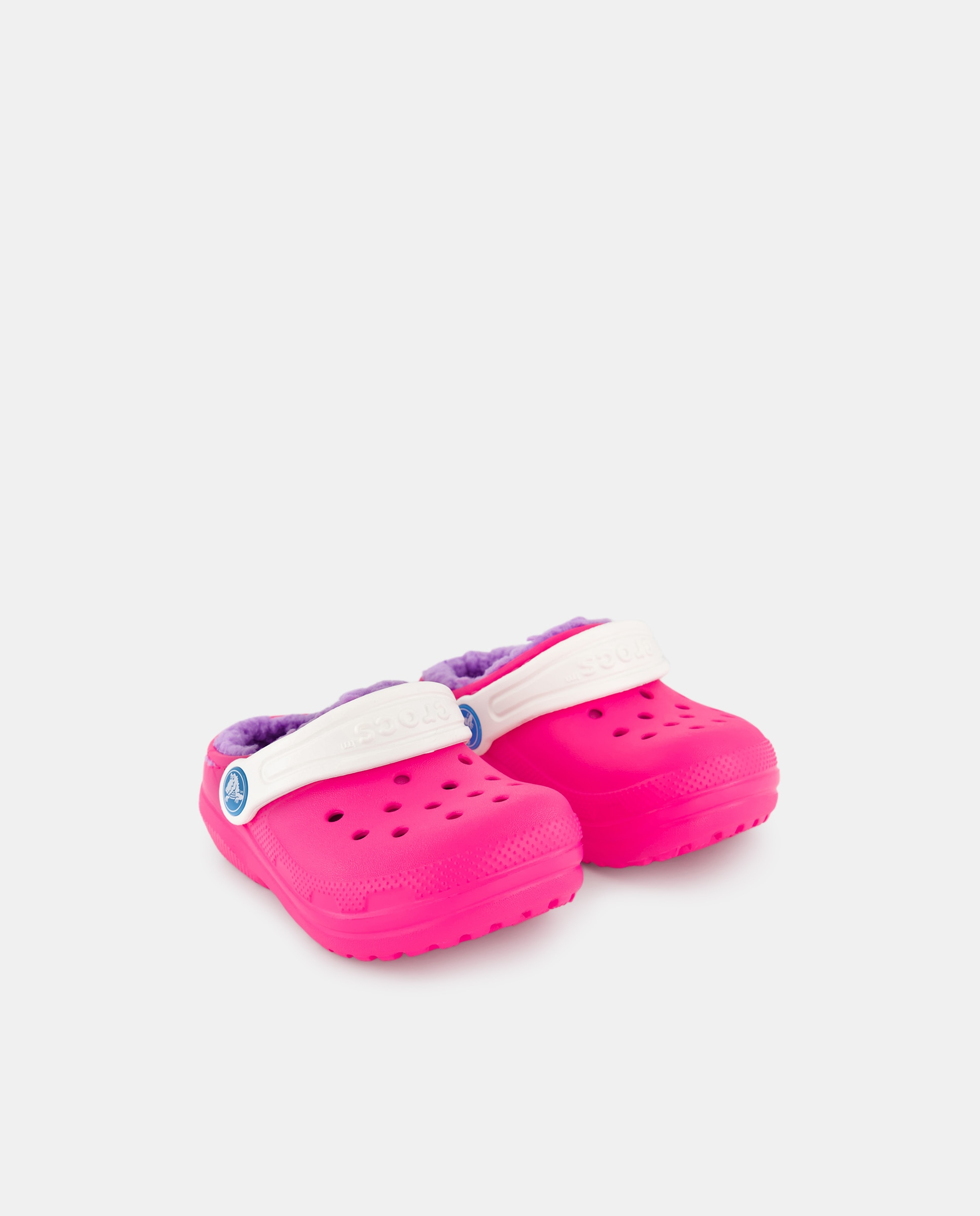 Socas de Bebé Classic Lined IAM Brown Bear Clog Rosa-pastel-2