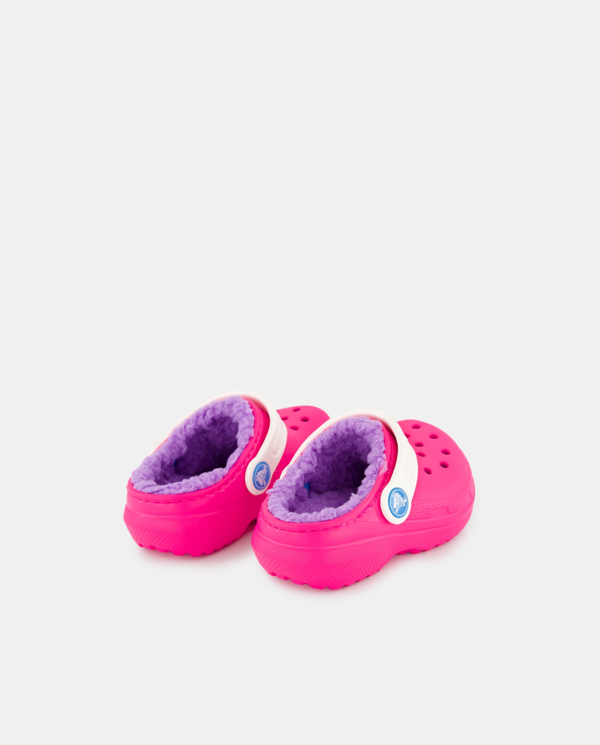 Socas de Bebé Classic Lined IAM Brown Bear Clog Rosa-pastel-3