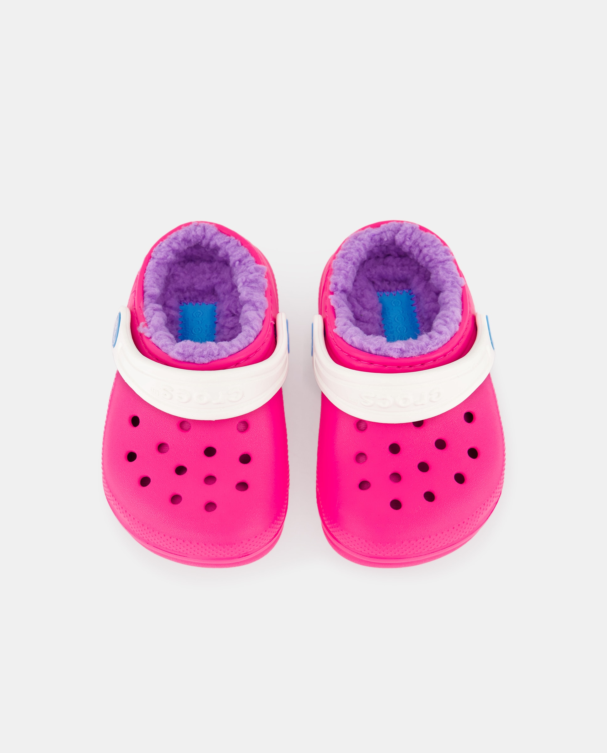 Socas de Bebé Classic Lined IAM Brown Bear Clog Rosa-pastel-4