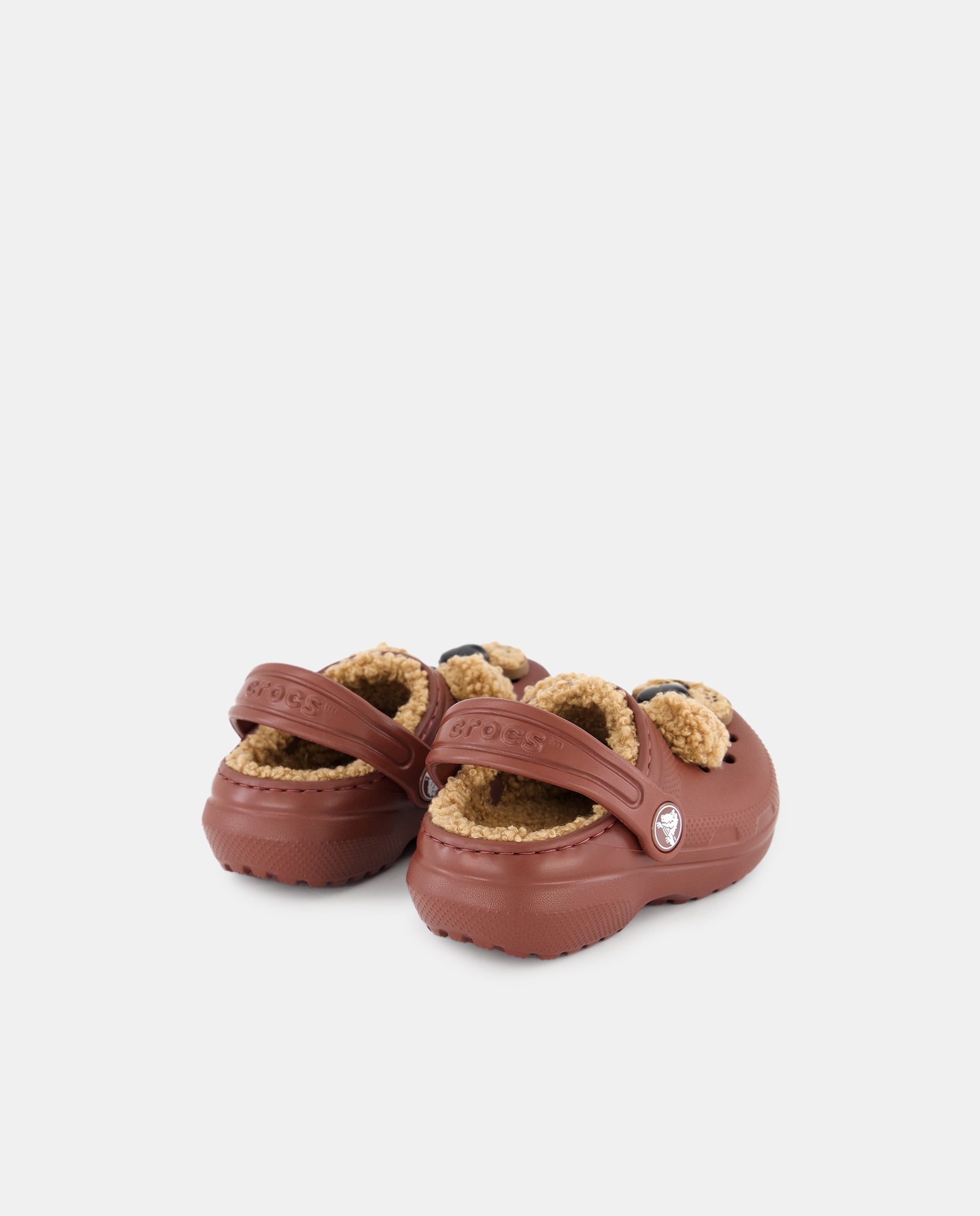 Socas de Bebé Classic Lined IAM Brown Bear Clog Castanho-chocolate-3