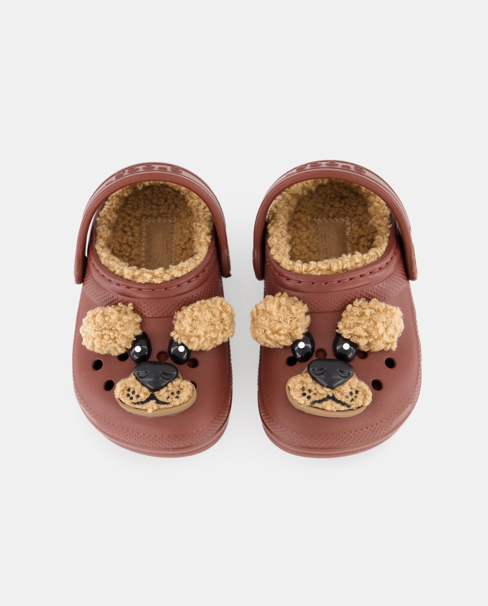 Socas de Bebé Classic Lined IAM Brown Bear Clog Castanho-chocolate-4