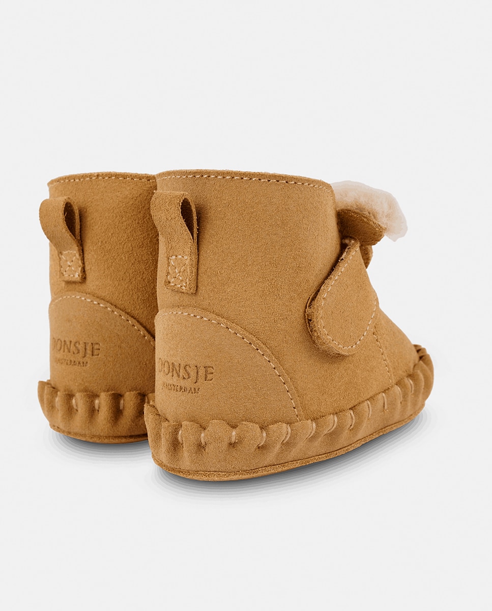 Zapato de bebé con velcro - Donsje - Beige Beige-3