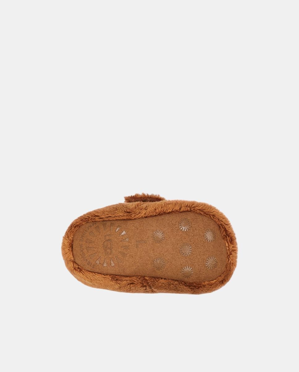 Botas de Tricot com Pelo de Borrego Couro-7