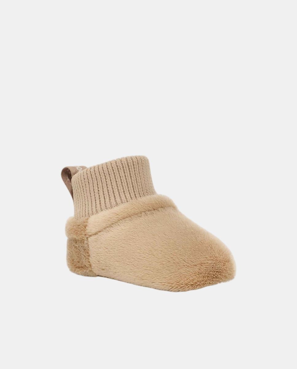 Botas de Tricot Baby Nesti Bege-2
