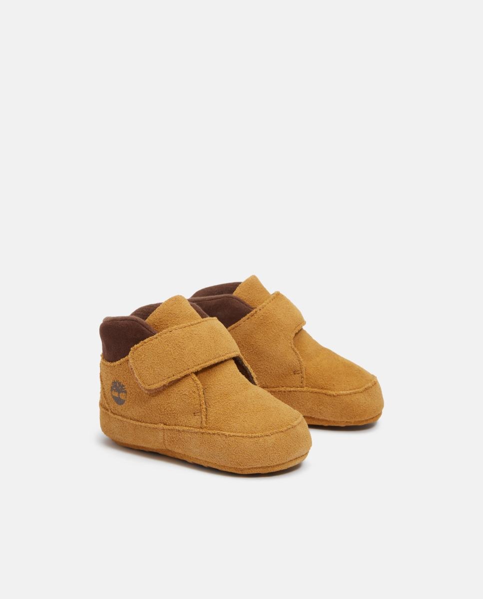 Patucos tipo botita con cierre adherente para bebé - Timberland - Mostaza Mostaza-4