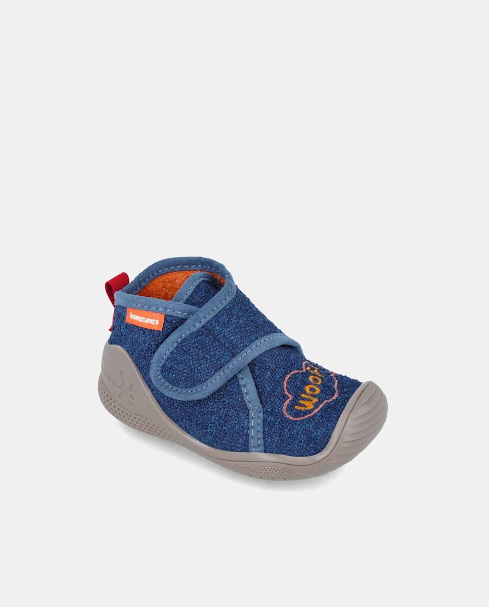 Pantufas Woolf de Bebé com Biqueira Reforçada Biomecanics Azul-1