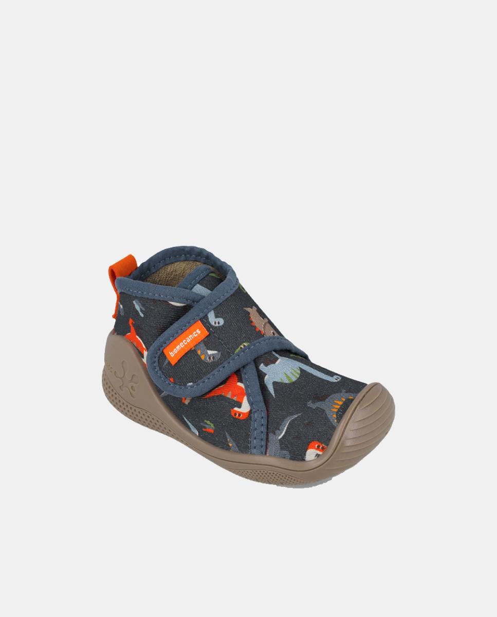 Pantufas para Primeiros Passos com Biqueira Reforçada Biomecanics Azul-marinho-4