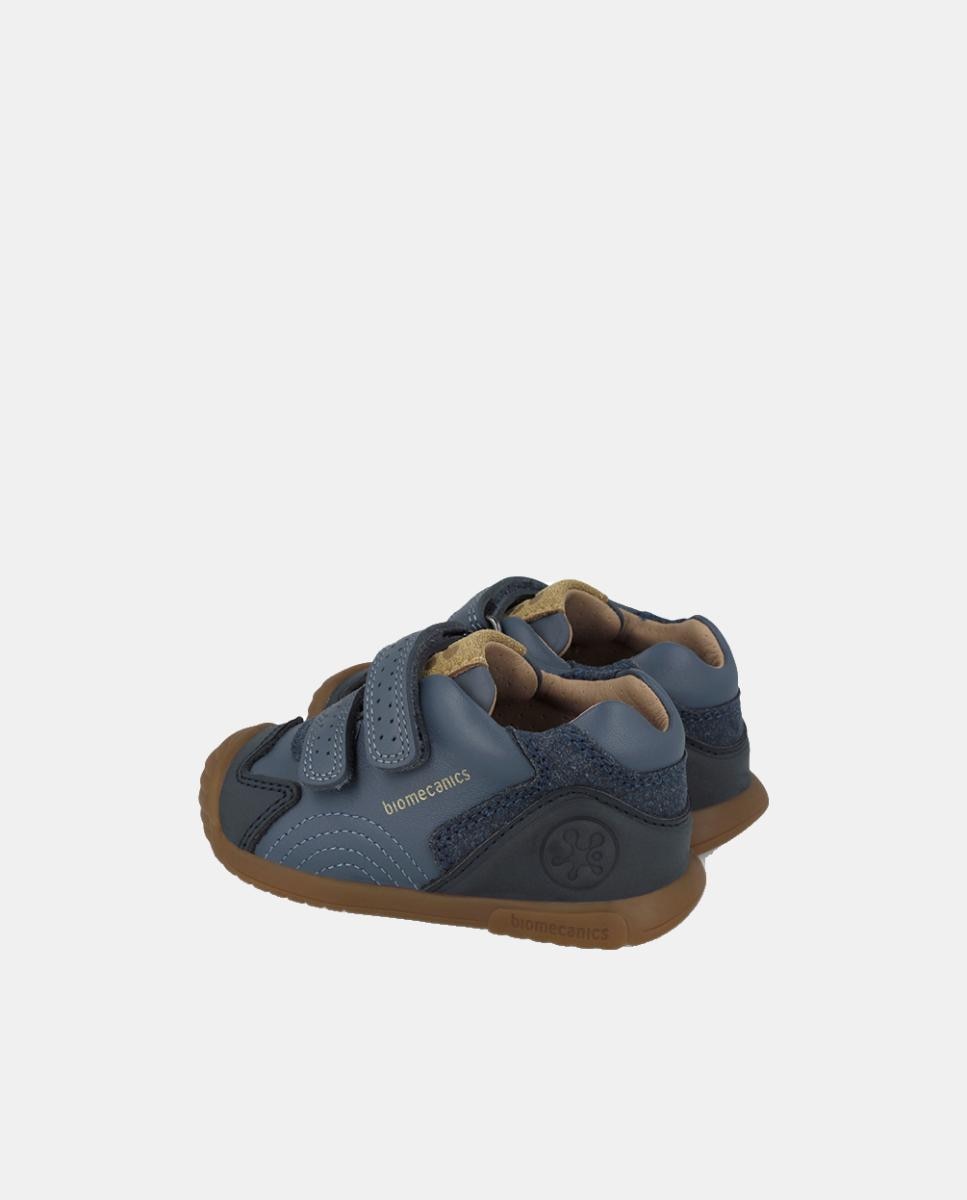 Botins para Primeiros Passos com Biqueira Reforçada Biomecanics Azul-3