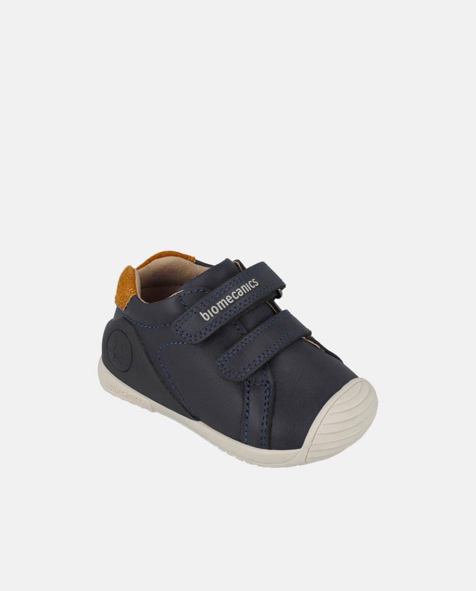 Botins para Primeiros Passos com Biqueira Reforçada Biomecanics Azul-marinho-4