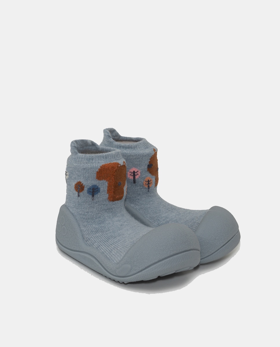 Botas de Tricot de Bebé Attipas Azul-claro-2