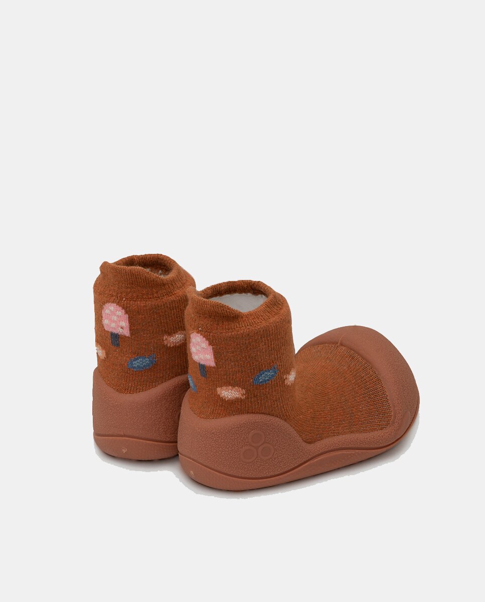 Botas de Tricot de Bebé Attipas Castanho-3