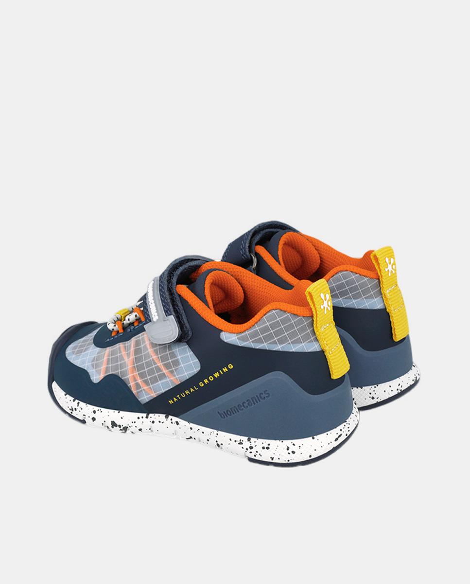 Sapatilhas com Elásticos e Velcro Azulão-3