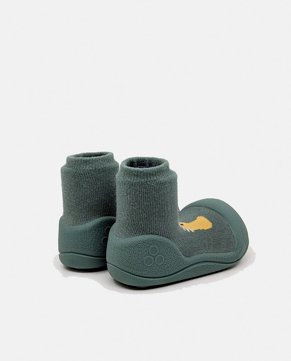 Botas de Tricot de Bebé Attipas Verde Azeitona-2