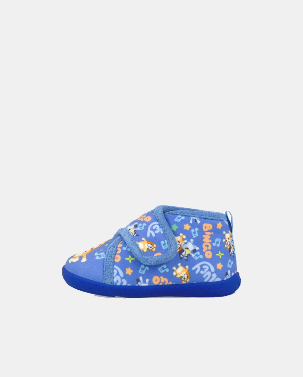 Pantufas barefoot Bluey  com fecho de velcro Azul-2