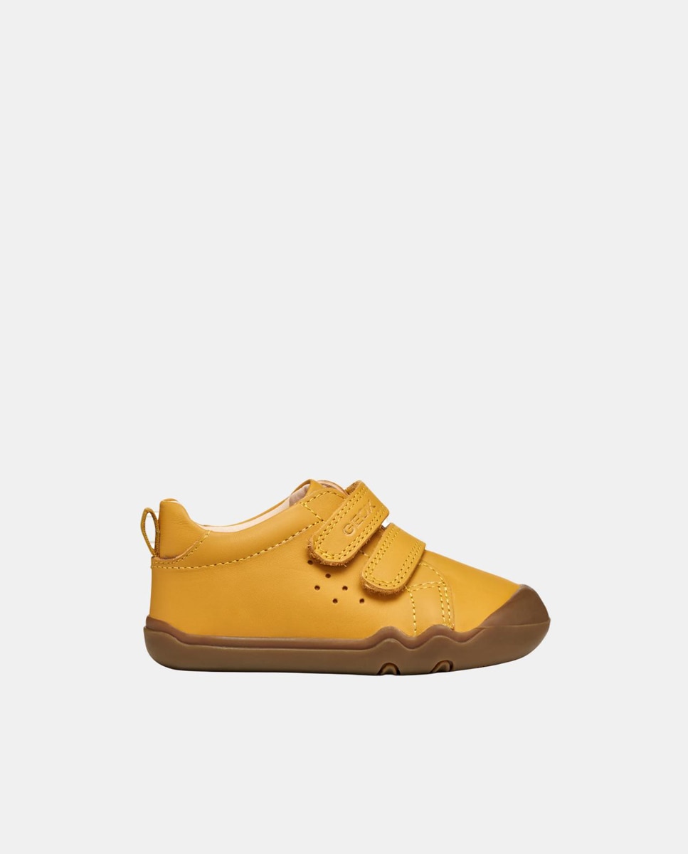 Sapatilhas Transpiráveis Low Cut de Bebé Geox Amarelo Intermédio-1