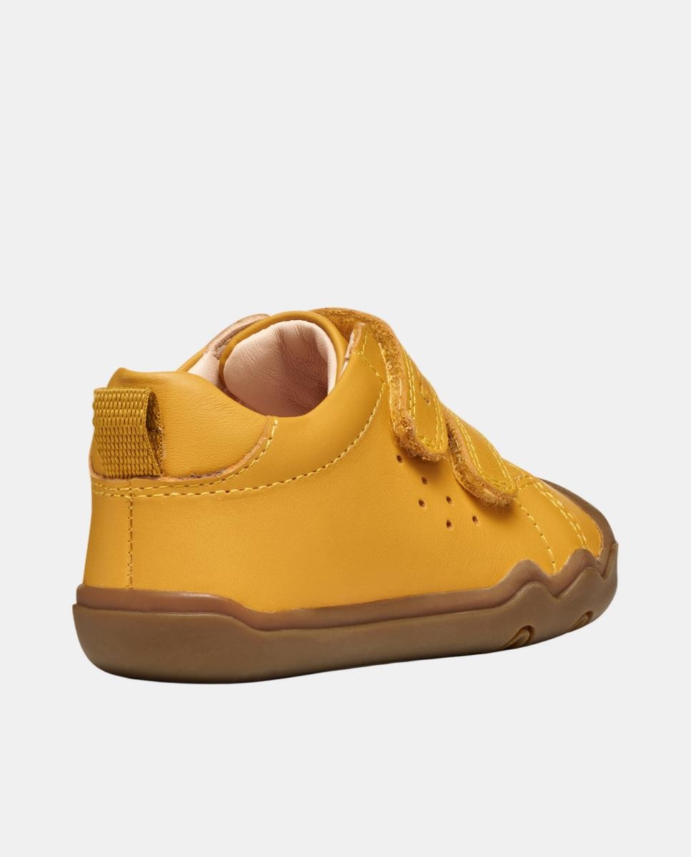 Sapatilhas Transpiráveis Low Cut de Bebé Geox Amarelo Intermédio-4