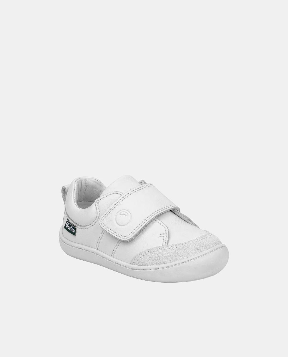 Sapatos Respeitadores Fabricados em Pele Branco-2