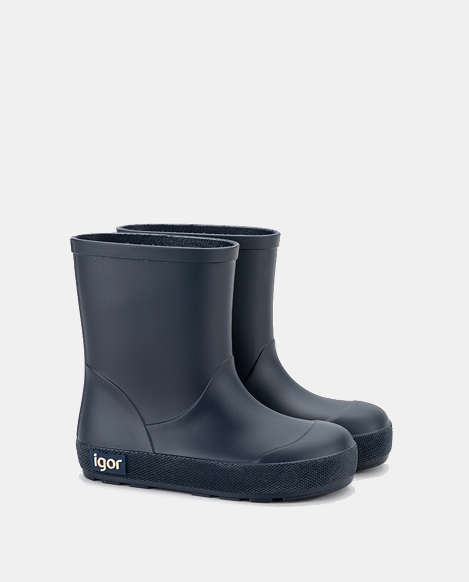 Imagen 2 de Botas de agua Yogi de bebés con acabado mate - Igor - Azul marino Azul marino