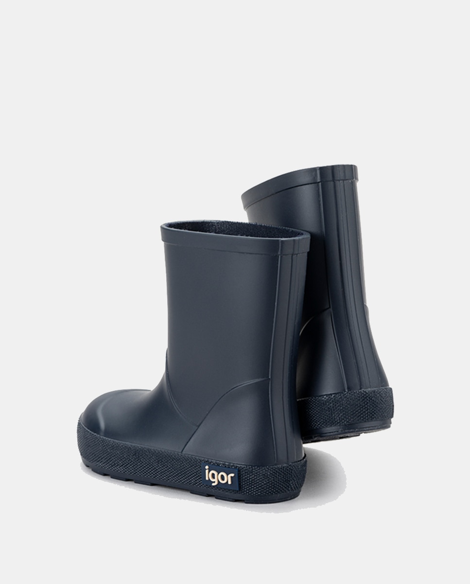Imagen 4 de Botas de agua Yogi de bebés con acabado mate - Igor - Azul marino Azul marino