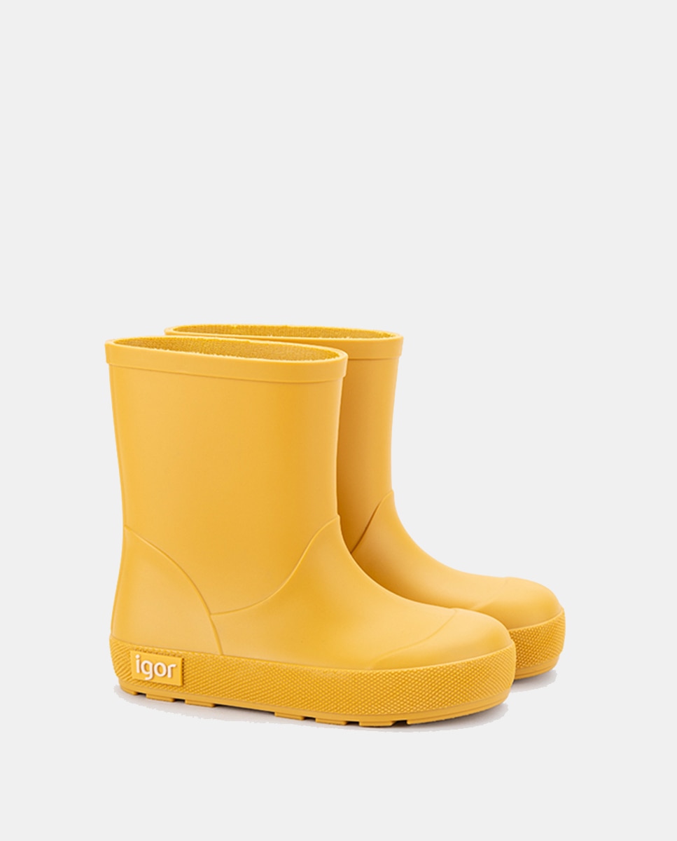 Imagen 2 de Botas de agua Yogi de bebés con acabado mate - Igor - Natural Amarillo