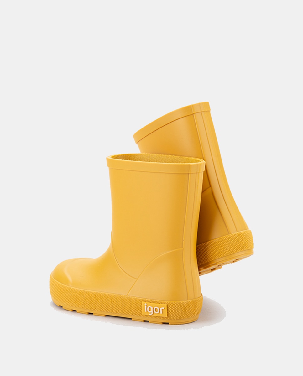 Imagen 3 de Botas de agua Yogi de bebés con acabado mate - Igor - Natural Amarillo