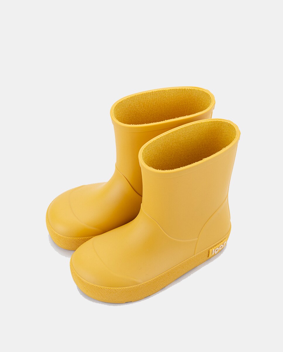 Imagen 4 de Botas de agua Yogi de bebés con acabado mate - Igor - Natural Amarillo