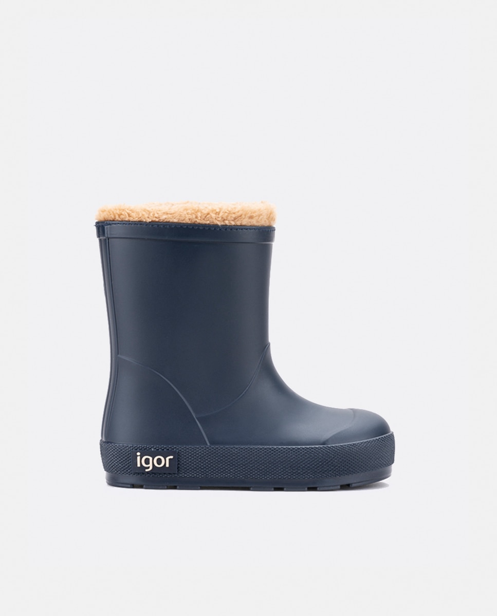 Imagen 0 de Bota de agua monocolor en acabado mate, de concepto barefoot Azul marino