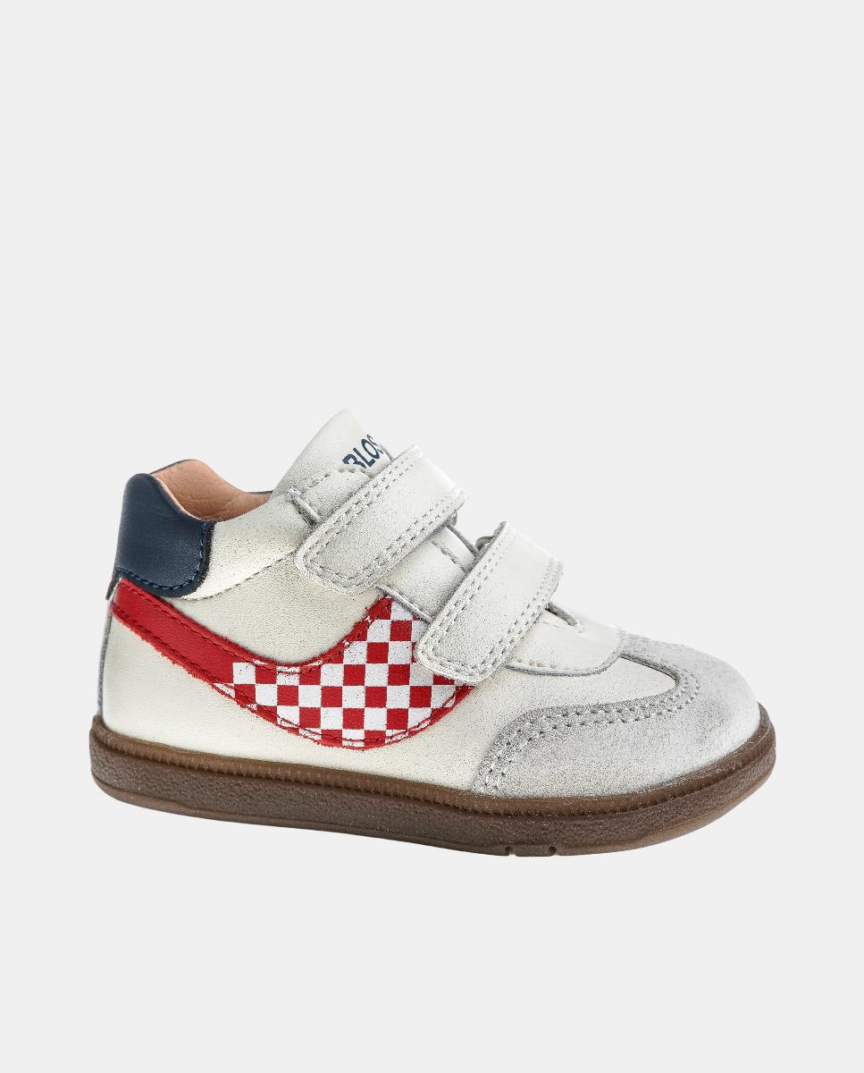 Botas Barefoot em Pele com Fecho Aderente Branco-2