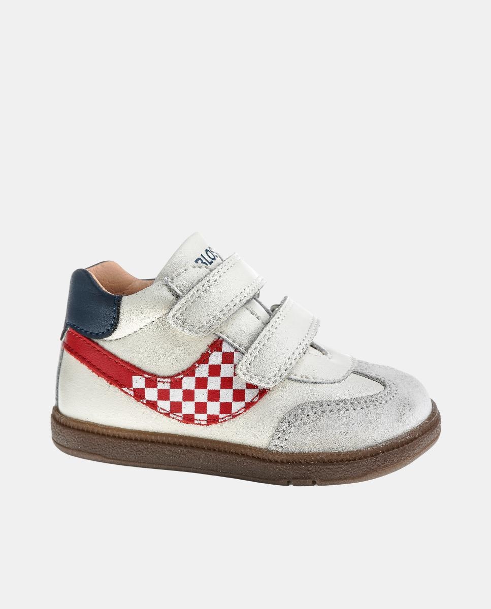 Botas Barefoot em Pele com Fecho Aderente Branco-2