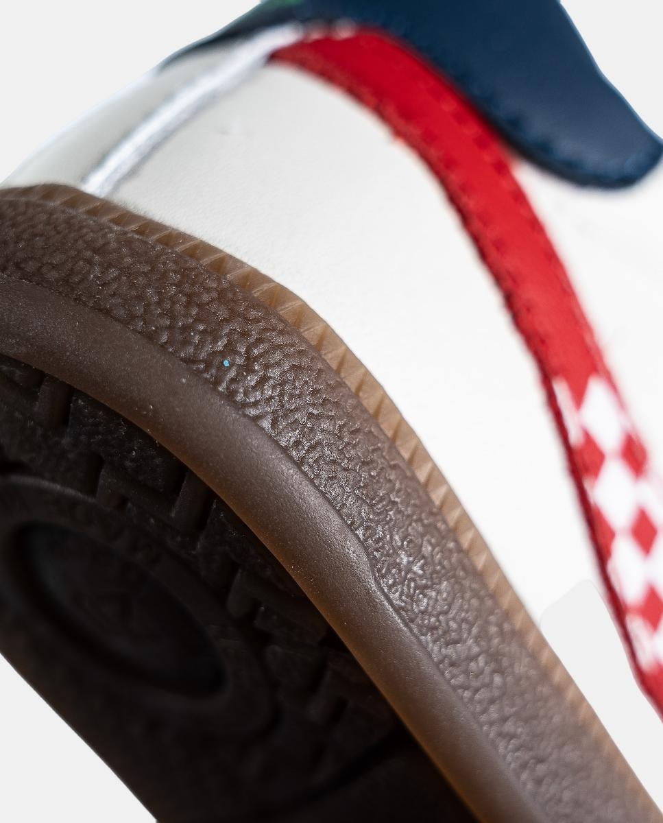 Botas Barefoot em Pele com Fecho Aderente Branco-7