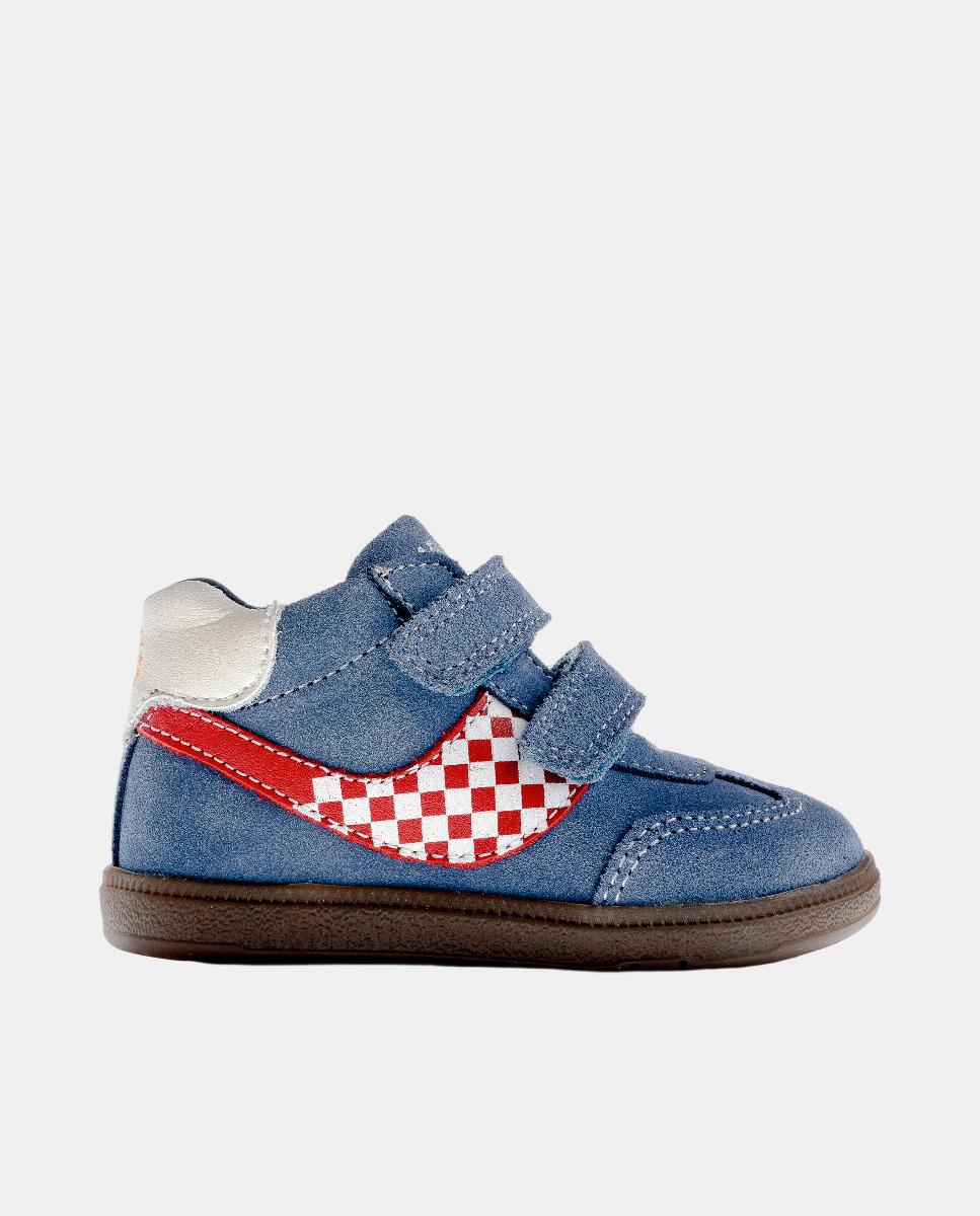 Pablosky - Botas de niño Barefoot de piel con cierre adherente.