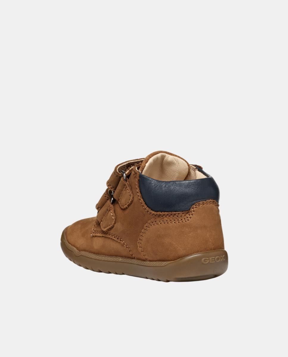 Botins com velcro Couro-4