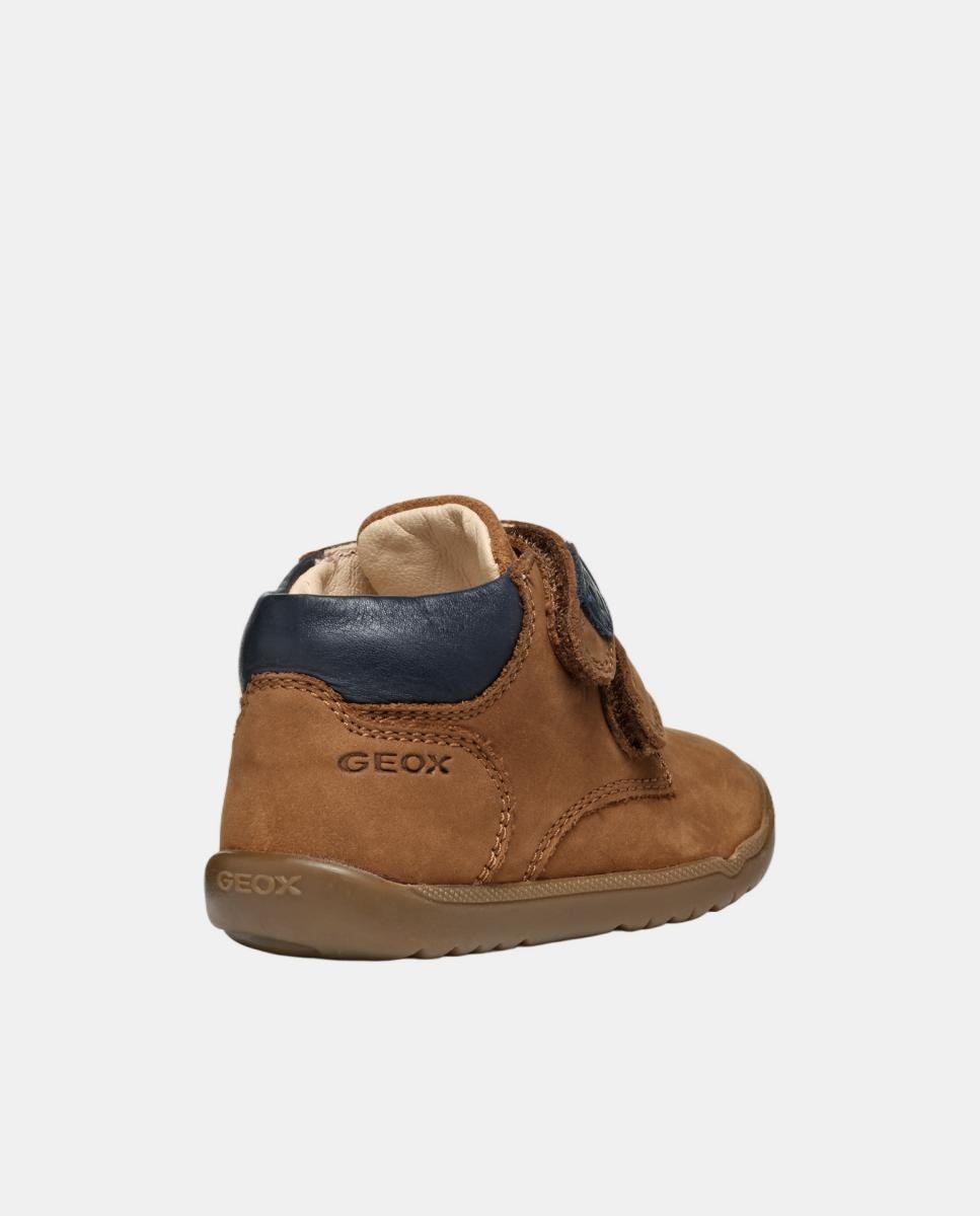 Botins com velcro Couro-5