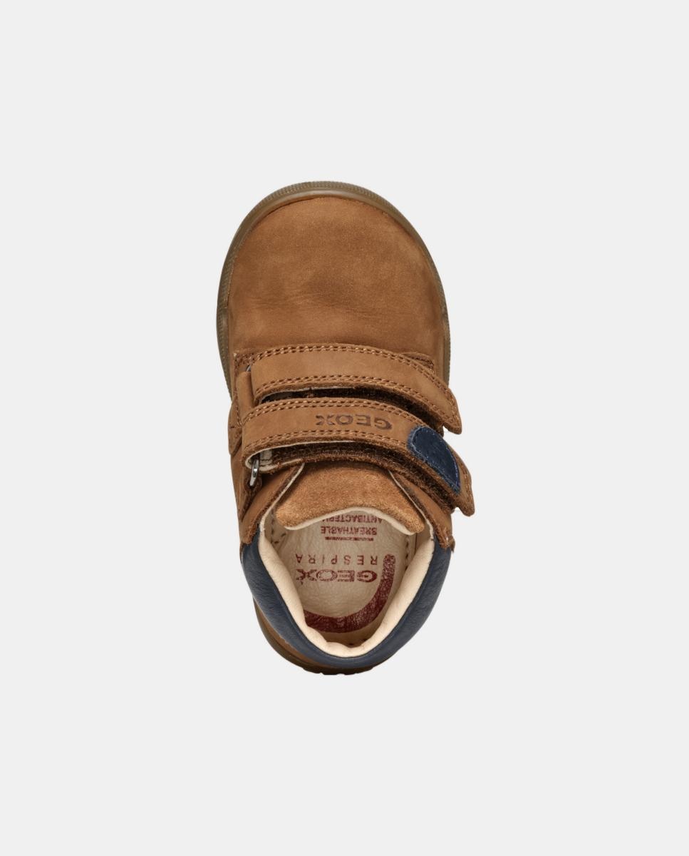 Botins com velcro Couro-6