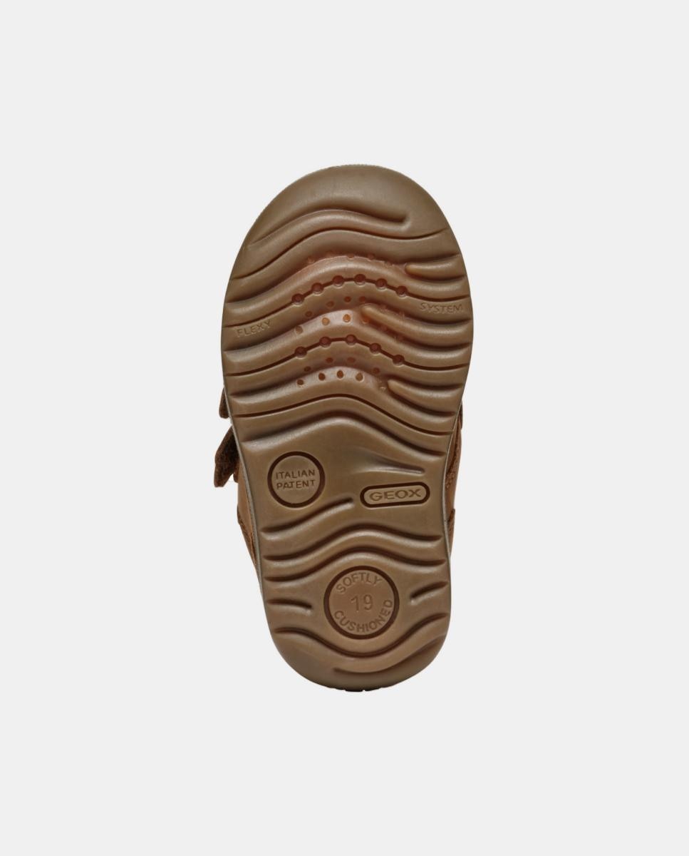 Botins com velcro Couro-7