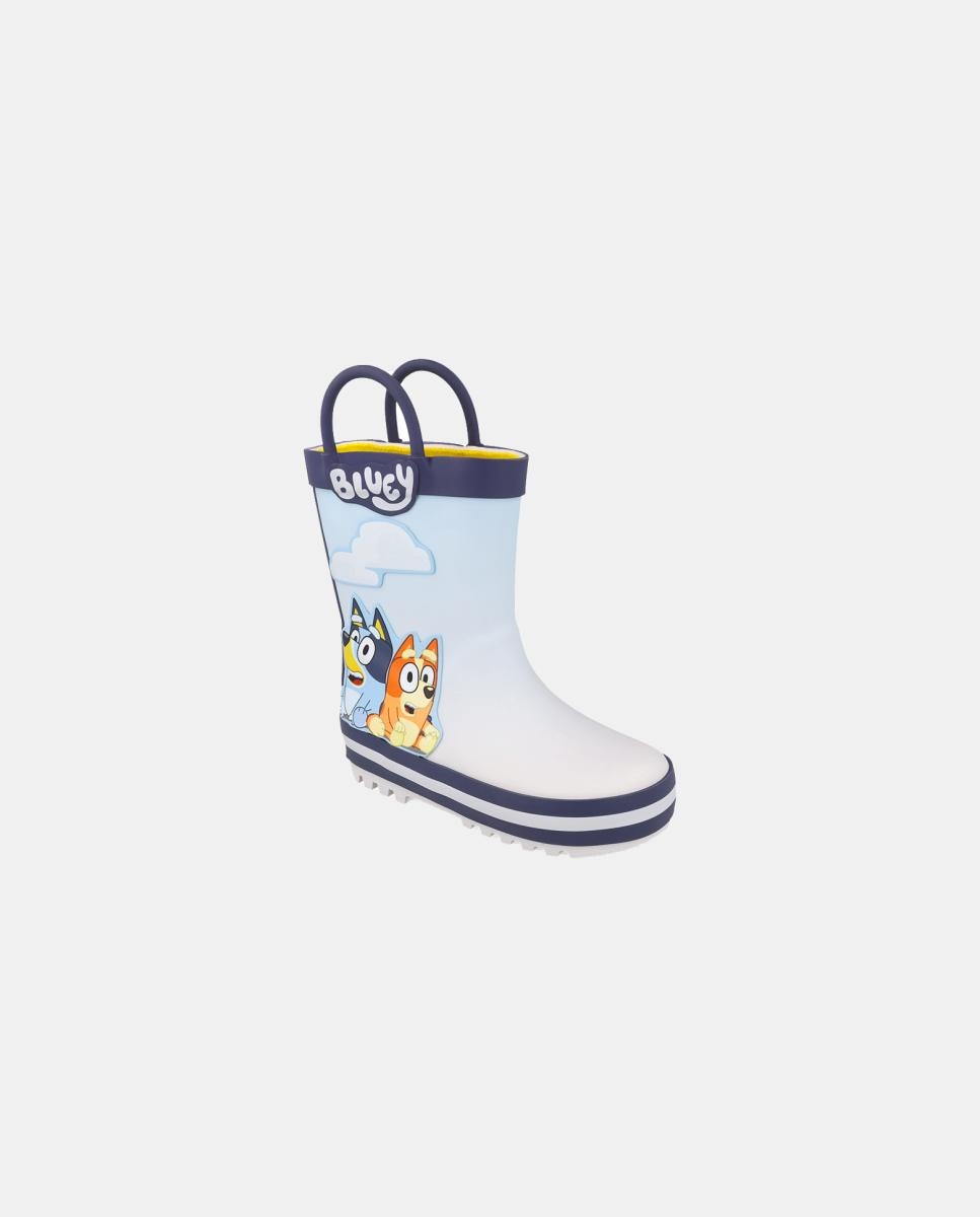Botas de agua Bluey com ponta redonda. Azul-claro-4