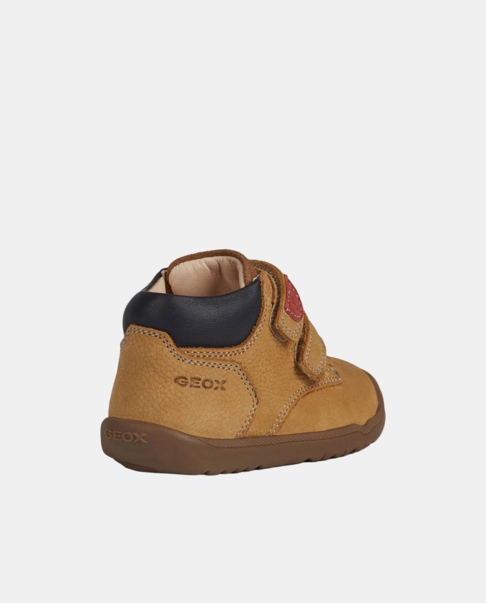 Botins de criança com velcro Couro-5