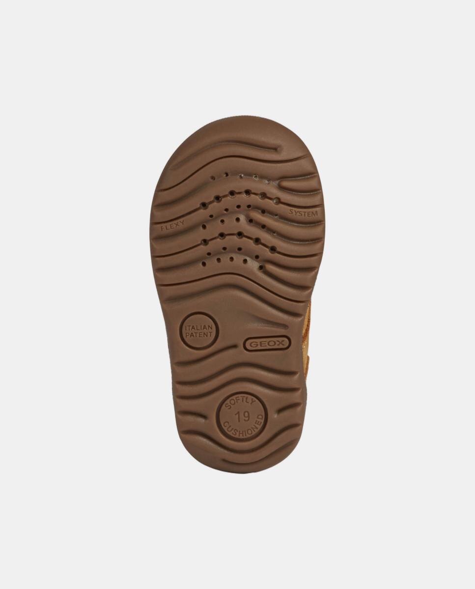 Botins de criança com velcro Couro-7
