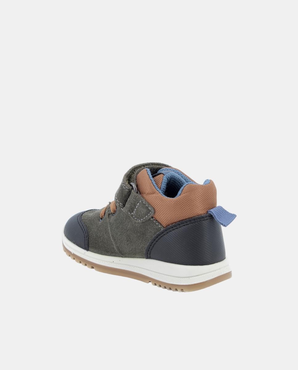 Zapatillas de bebé niño, con cierre con velcro y cordón elástico, forro Goretex - Primigi - Verde Verde-2