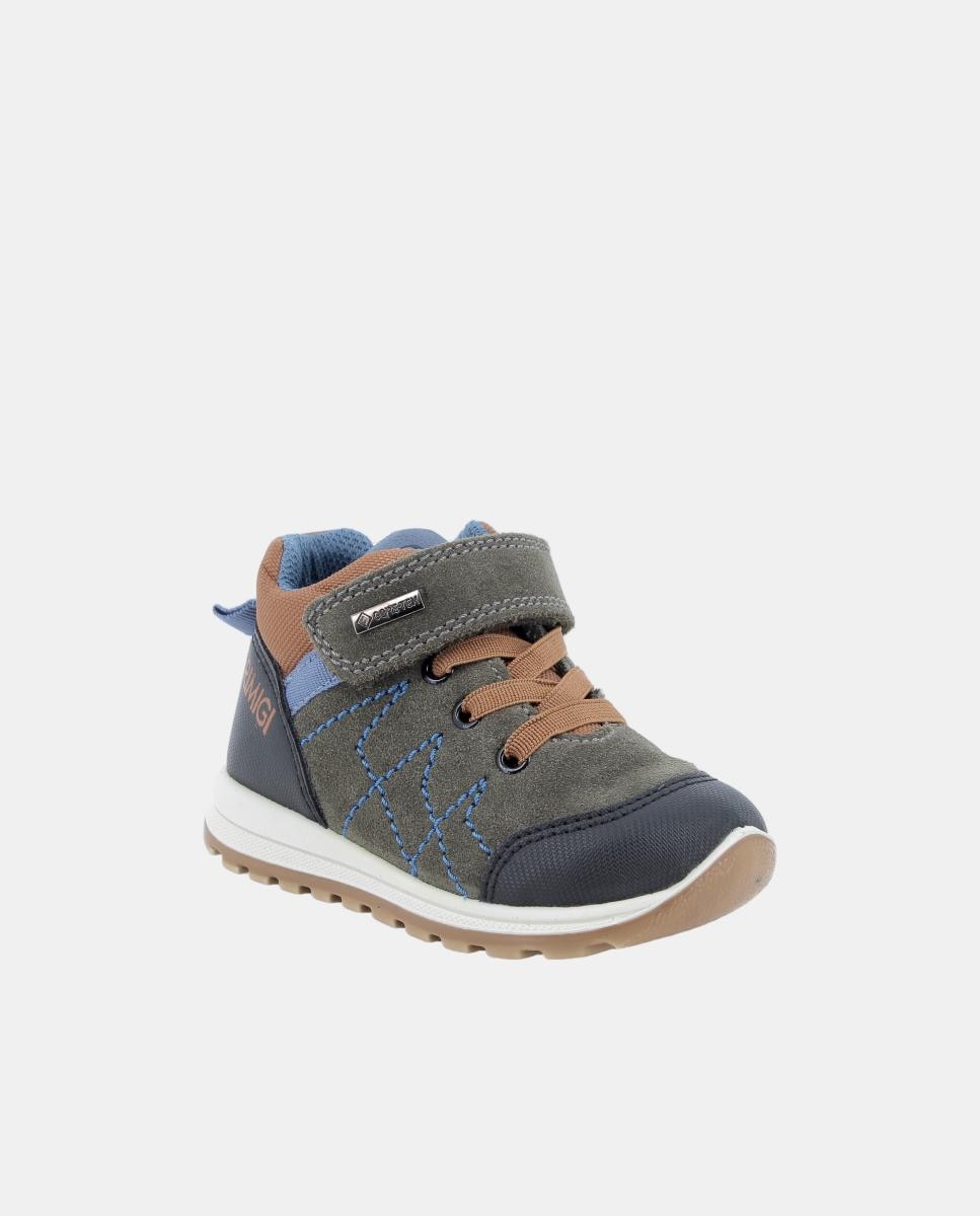 Zapatillas de bebé niño, con cierre con velcro y cordón elástico, forro Goretex - Primigi - Verde Verde-3