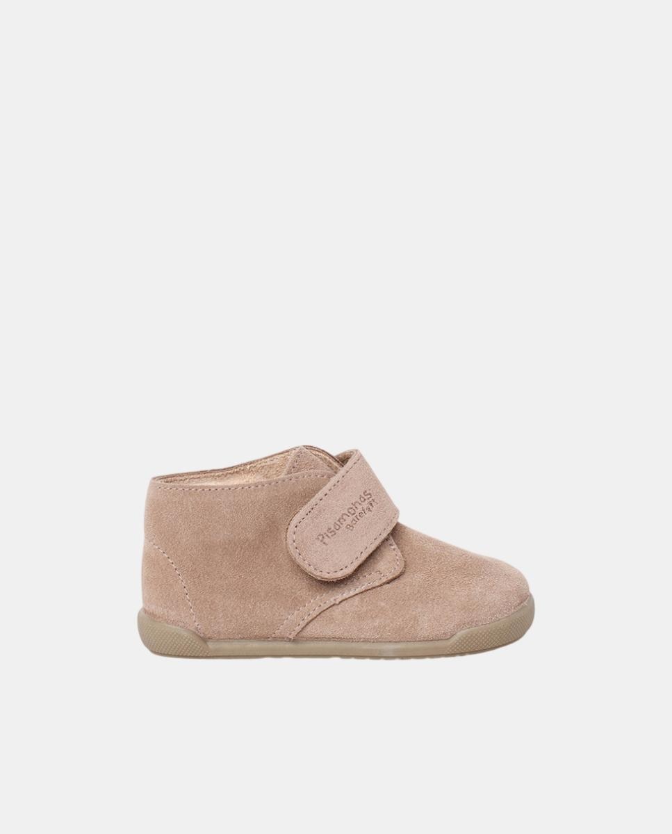 Pisamonas - Botas de bebé barefoot serraje cierre adherente.