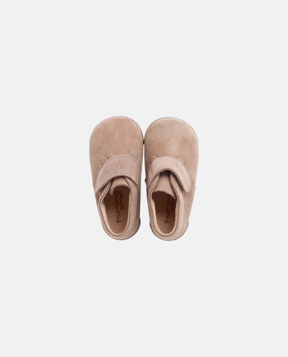 Botitas barefoot serraje cierre adherente - Pisamonas - Beige Beige-4