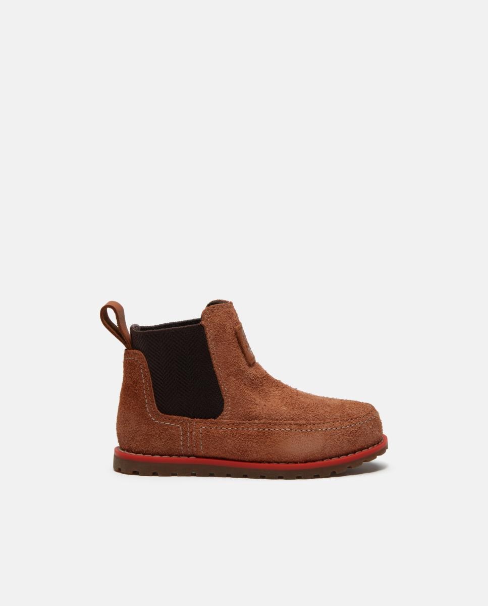 Imagen 0 de Botas Pokey Pine sin cordones para niño y niña Marrón oscuro